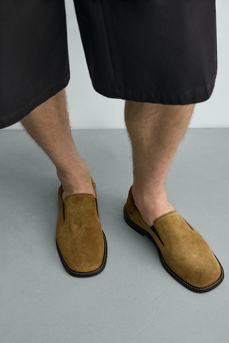MOCASSINS EN CUIR