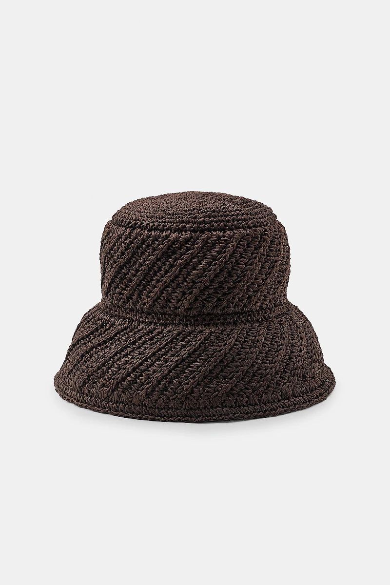 100% PAPER WOVEN HAT