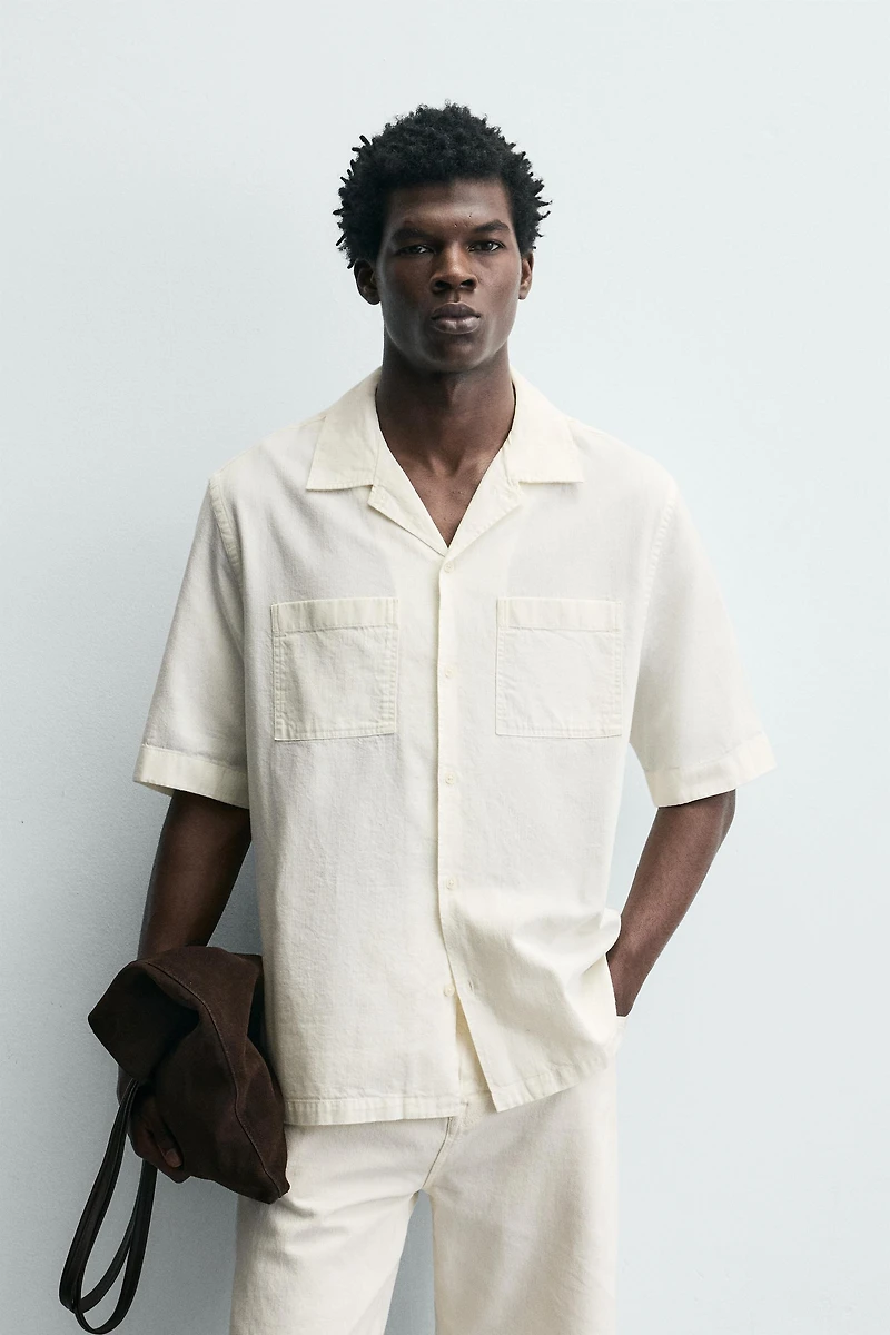 COTTON - LINEN SHIRT