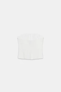 STRAPLESS CORSET TOP
