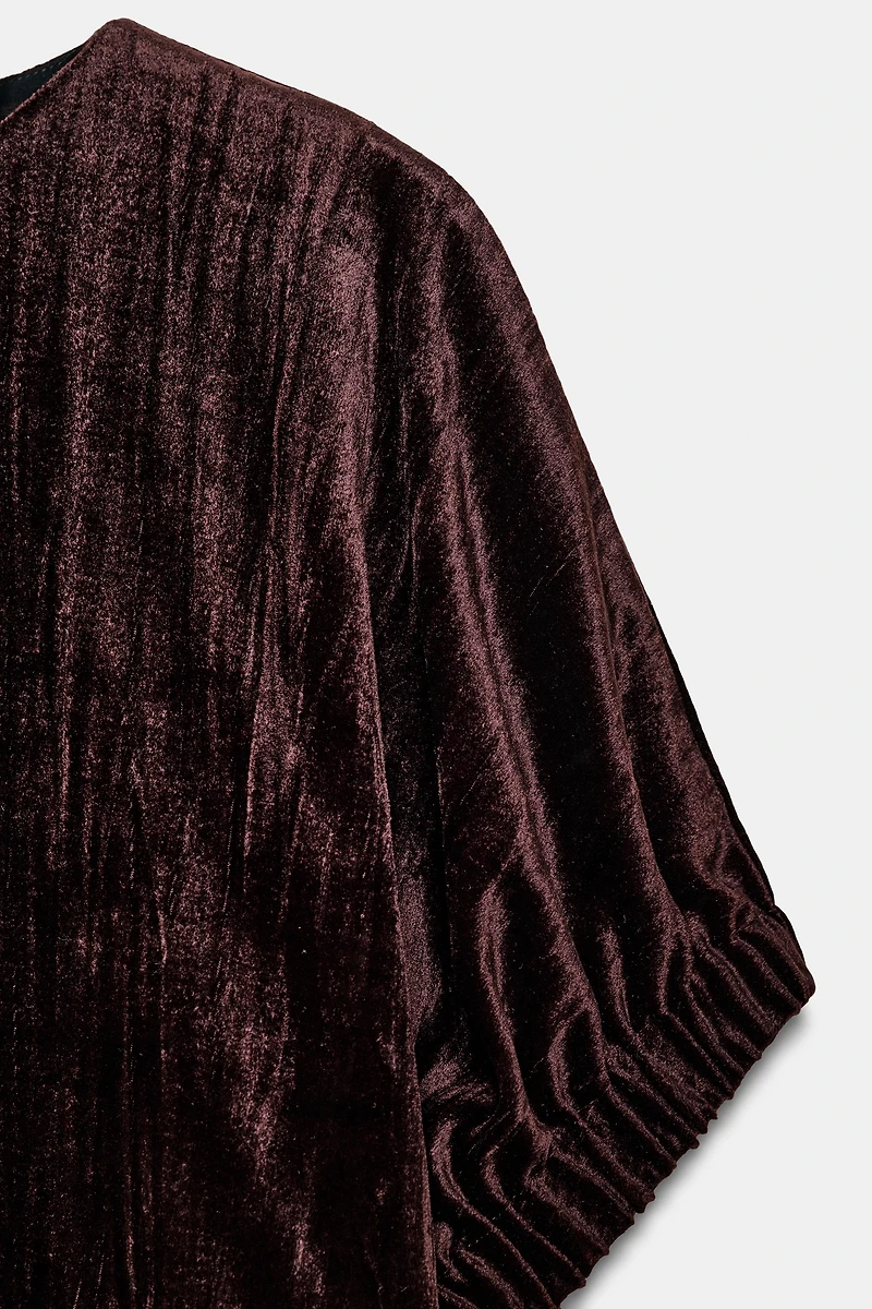 TOP BOULE EN VELOURS