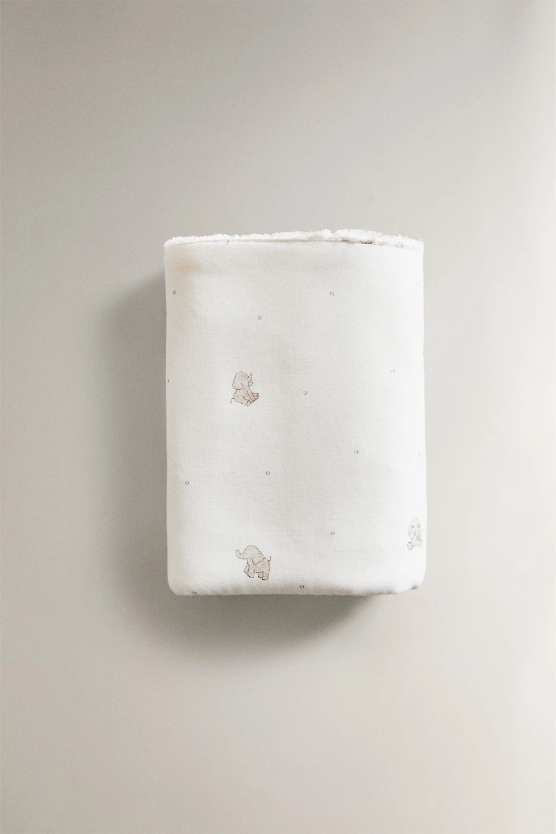 SERVIETTE DE BAIN BÉBÉ ÉLÉPHANT