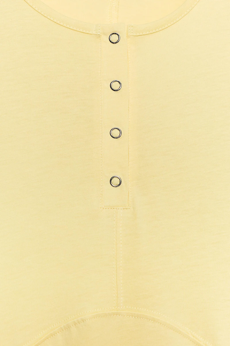 BUTTONED MIDI DRESS