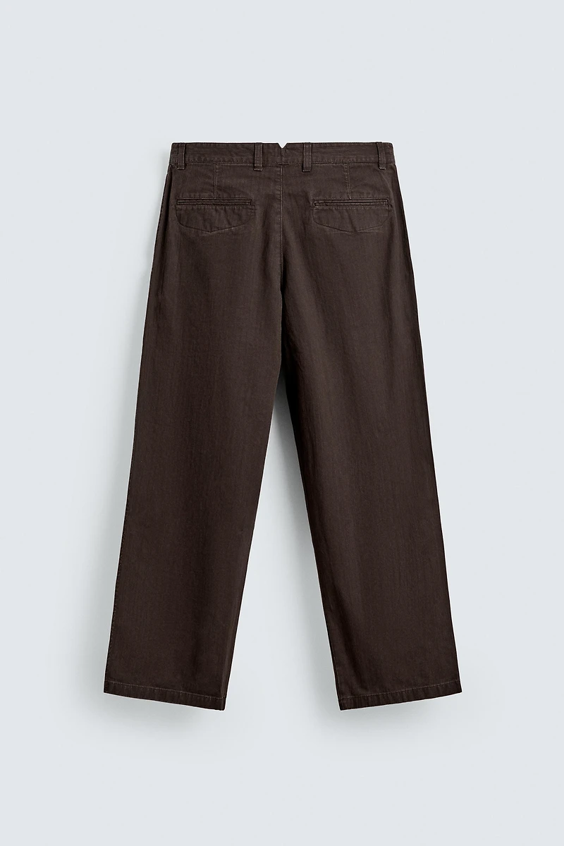 PANTALON COUPE DÉCONTRACTÉE POCHE SALOPETTE
