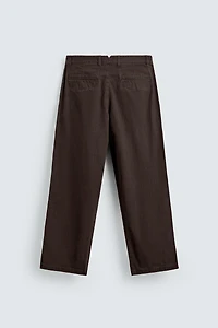PANTALON COUPE DÉCONTRACTÉE POCHE SALOPETTE
