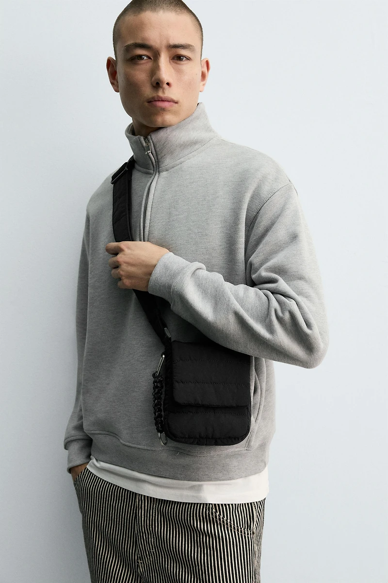 SAC BANDOULIÈRE VERTICAL NYLON MATELASSÉ