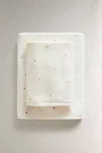 KIDS' VELOUR DOTTED TOWEL