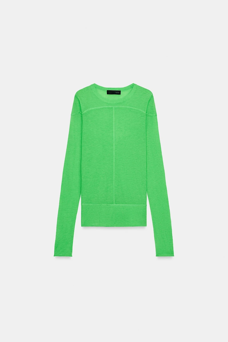 FINE-KNIT WOOL JUMPER
