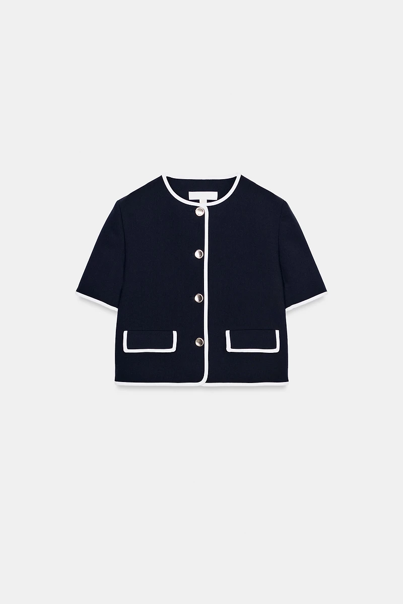 VESTE À MANCHES COURTES
