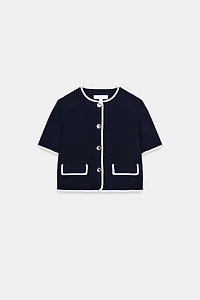 VESTE À MANCHES COURTES