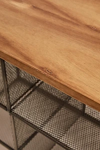 BANC EN MÉTAL ET BOIS