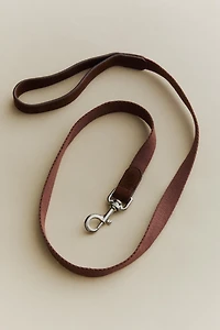 LEATHER PET LEAD WITH CLIP