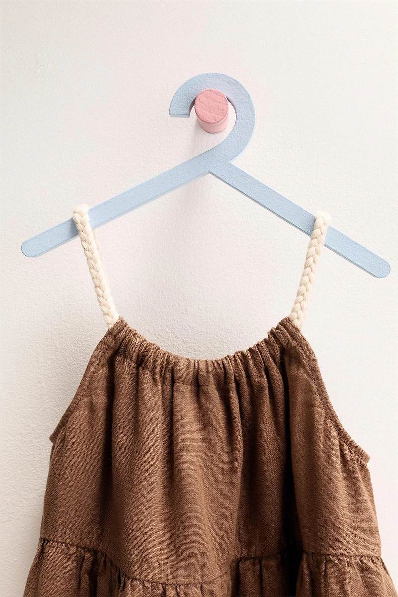ZARA TIMELESS - ROBE À EMPIÈCEMENTS 100 % LIN