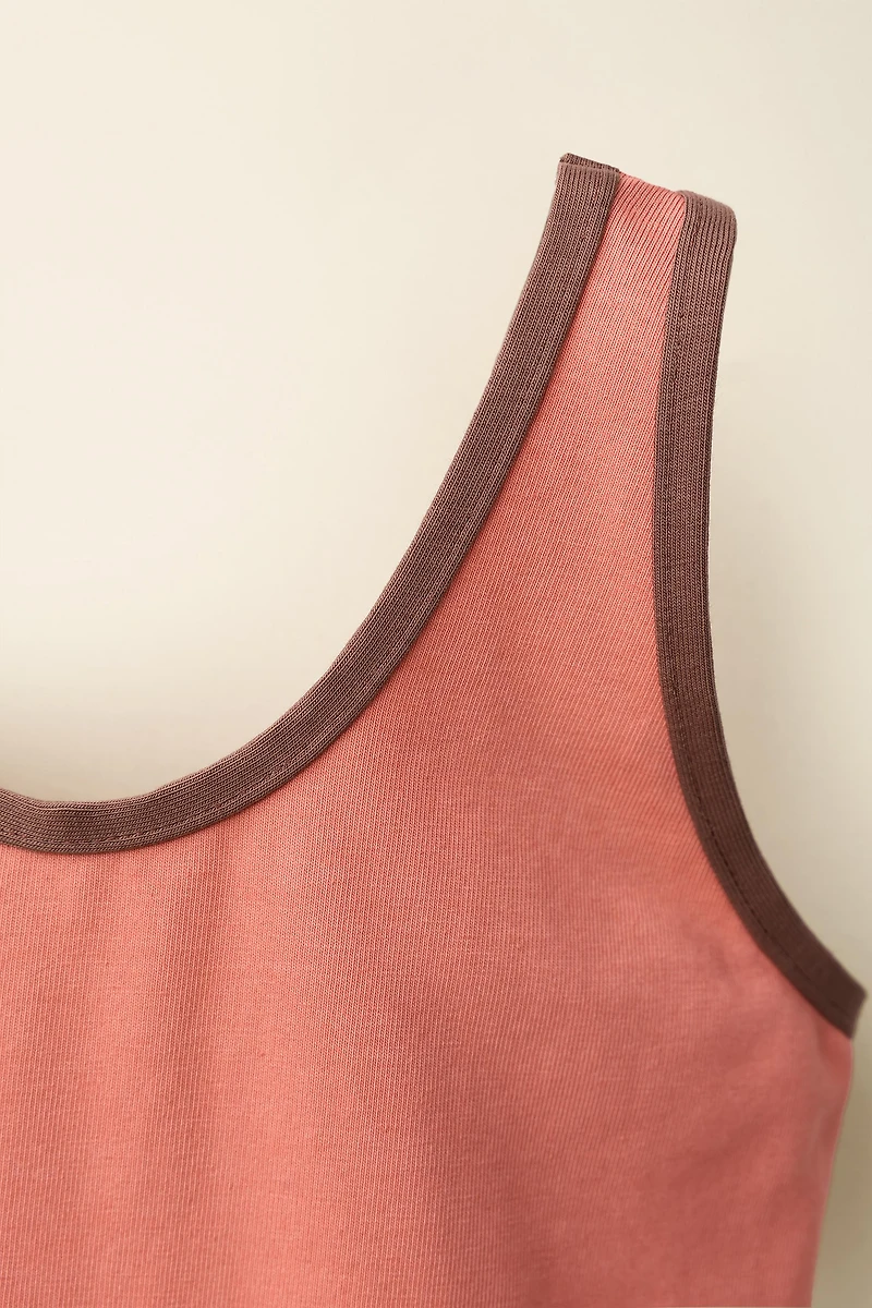 CONTRAST PIPING SWIMSUIT CREATED BY CARAMEL LONDON X ZARA