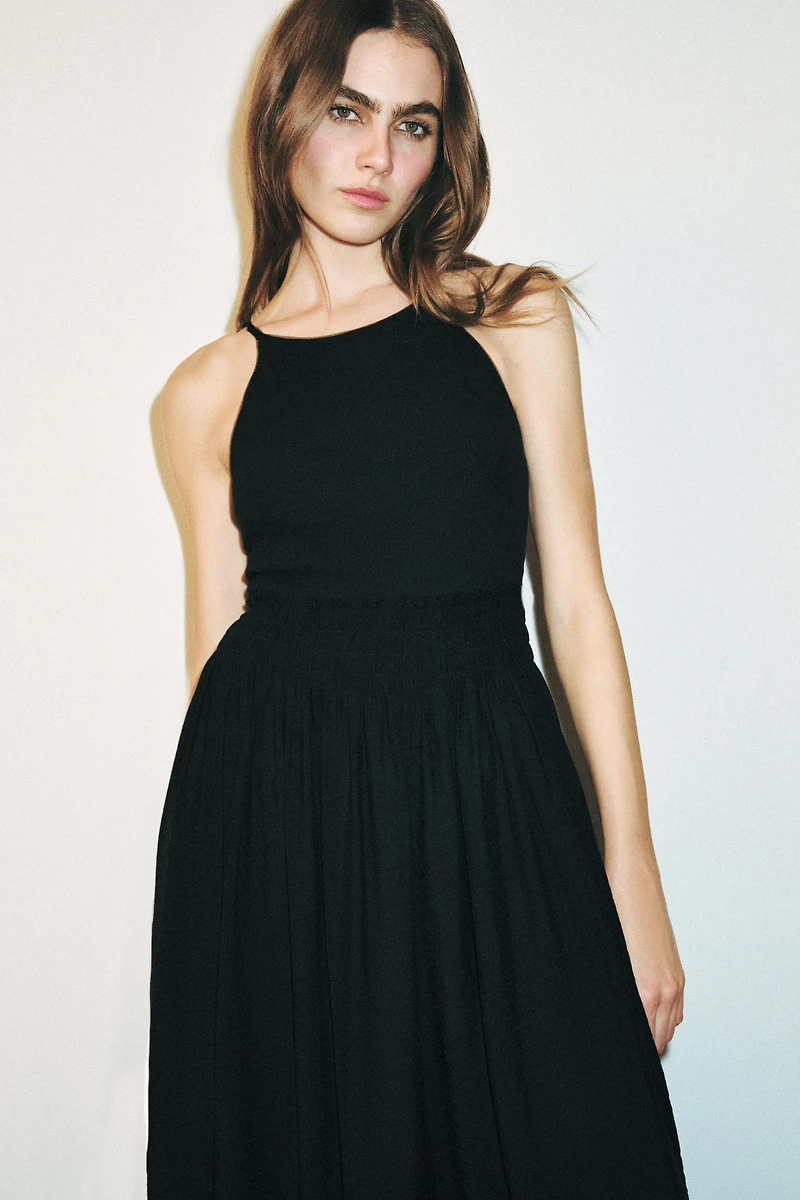 ROBE BIMATIÈRE À BRETELLES