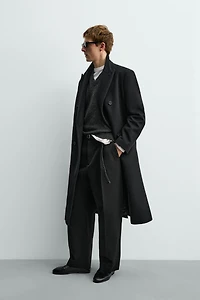 PANTALON COUPE DÉCONTRACTÉE À PLIS AARON LEVINE X ZARA