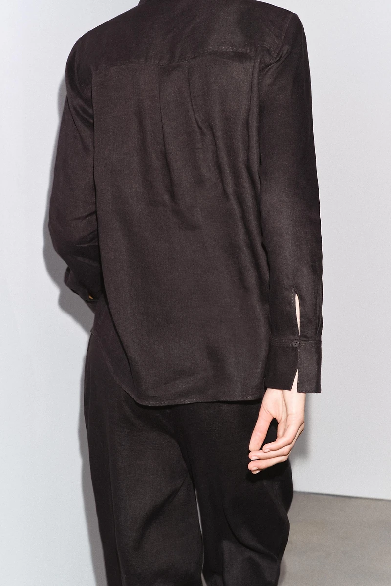100% LINEN SHIRT ZW COLLECTION