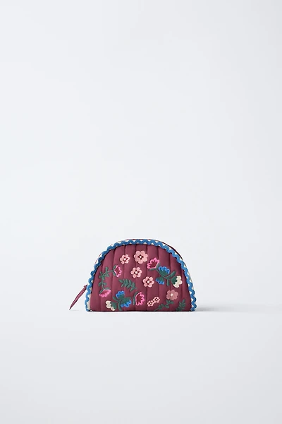 EMBROIDERED TOILETRY BAG