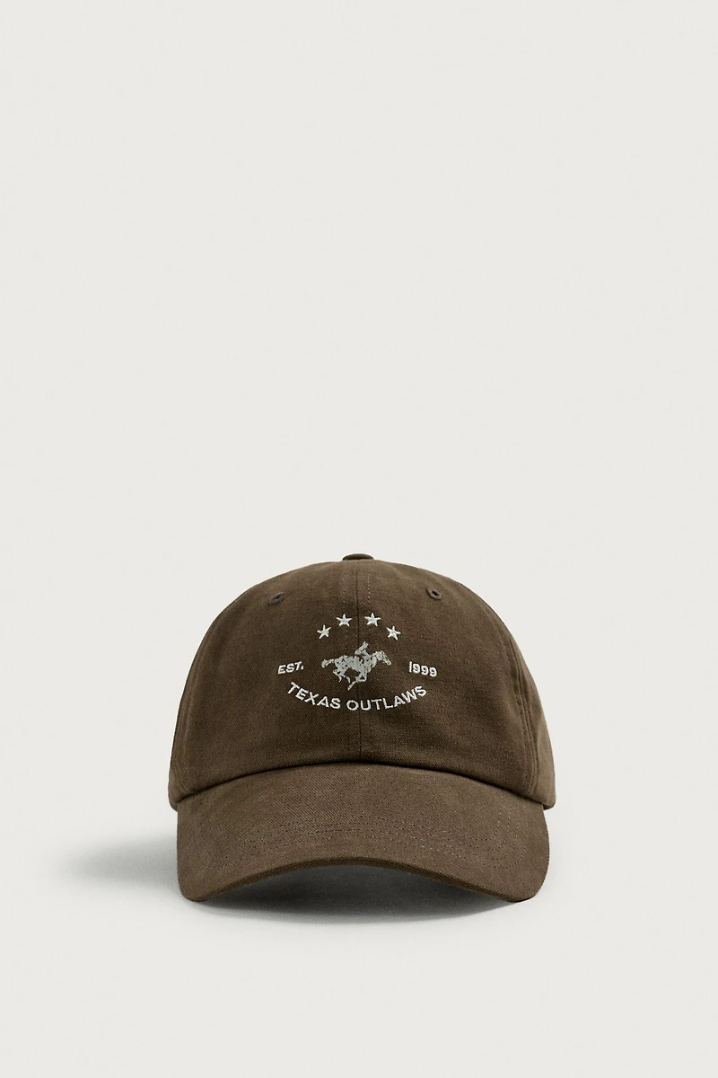 COMBINATION EMBROIDERED CAP