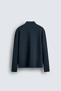 TEXTURED STRIPED POLO