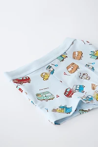 2-6 YEARS/ FIVE-PACK OF CAR BOXERS