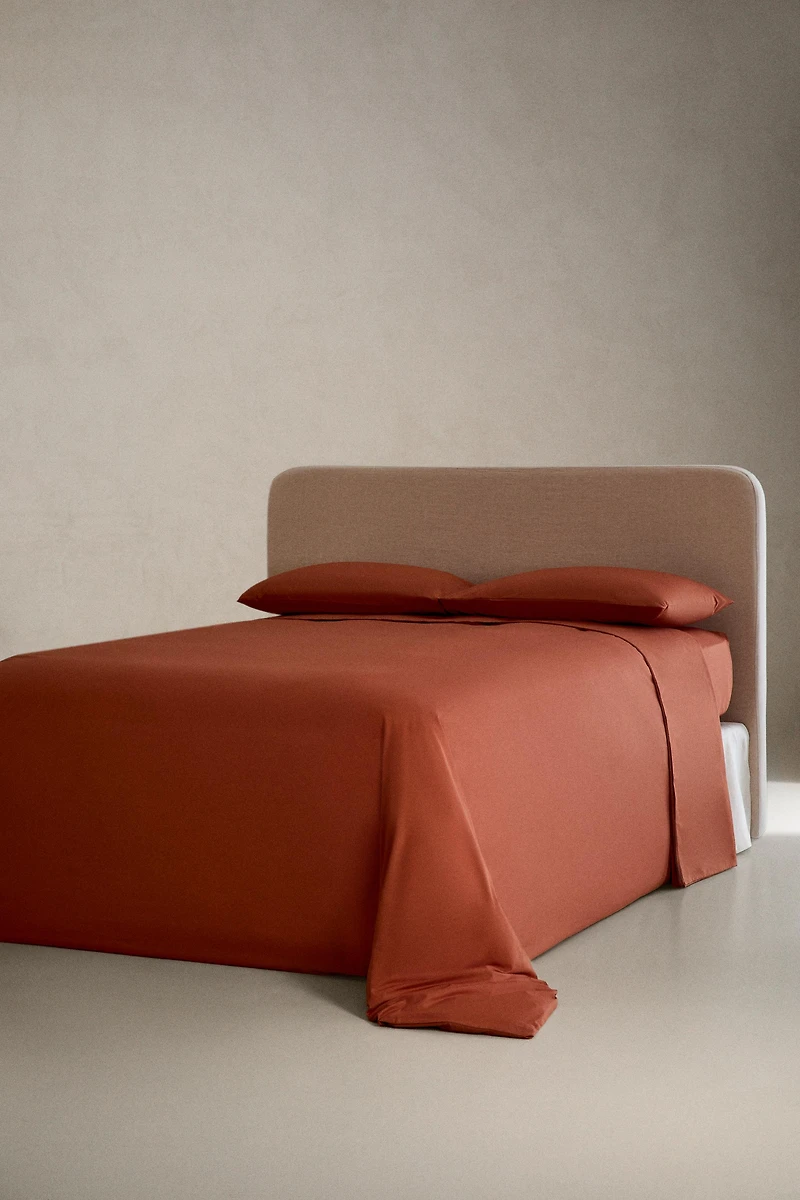 PERCALE COTTON FLAT SHEET (500 THREAD COUNT)