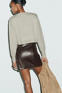 MINI JUPE TAILLE HAUTE