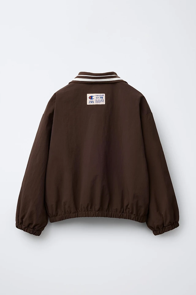 Zara CHAMPION ® X ZARA NYLON JACKET WITH BAG at Mall of America 