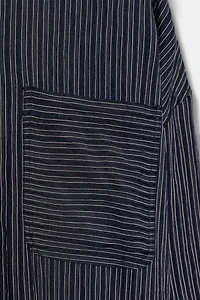 ZW COLLECTION FLOWY STRIPED SHIRT
