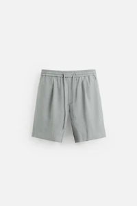 FLOWY RELAXED FIT BERMUDA SHORTS