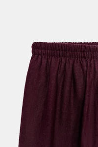 LINEN BALLOON PANTS
