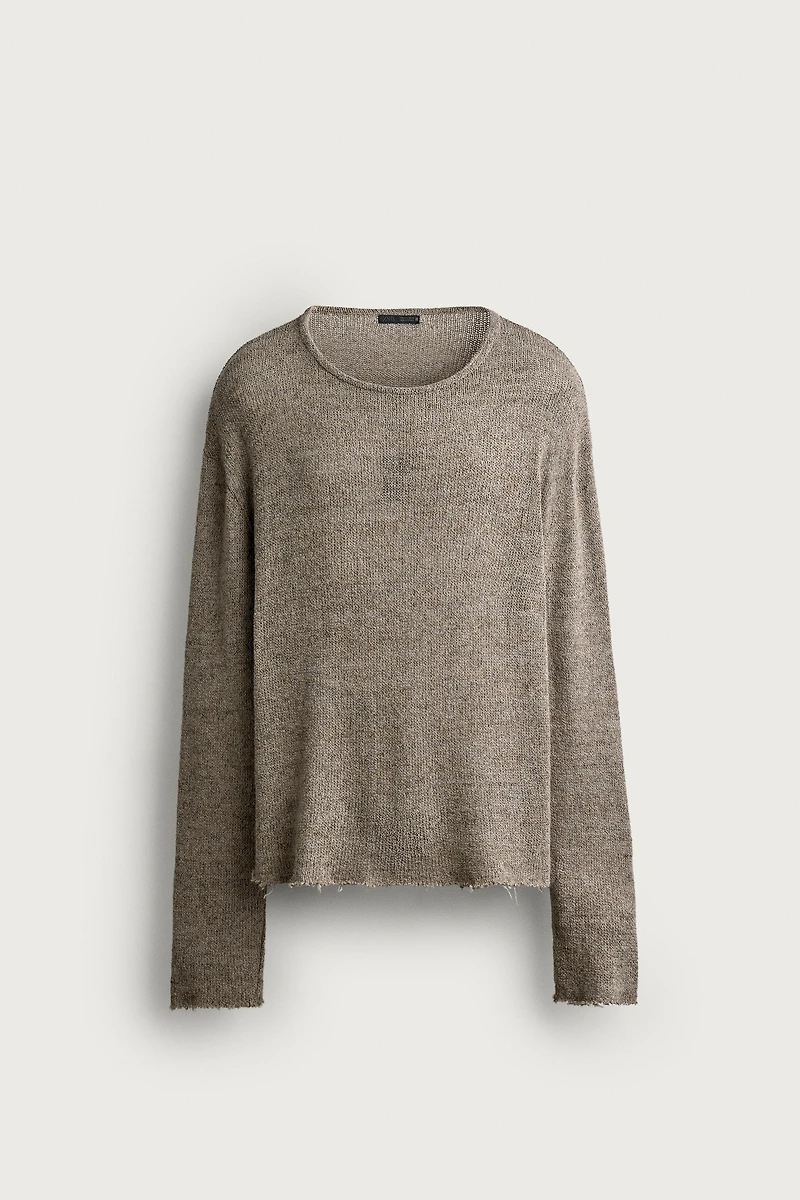RELAXED FIT KNIT T-SHIRT