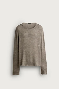 RELAXED FIT KNIT T-SHIRT