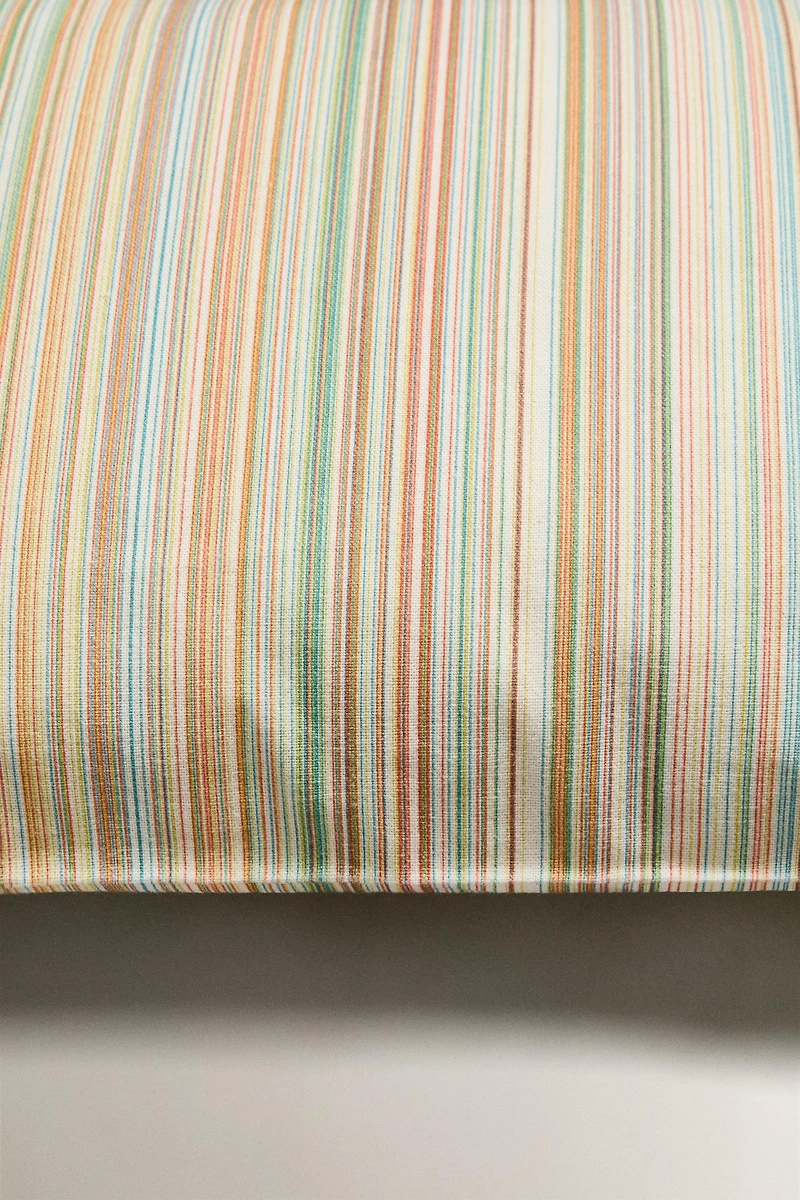 STRIPED THROW PILLOW COVER