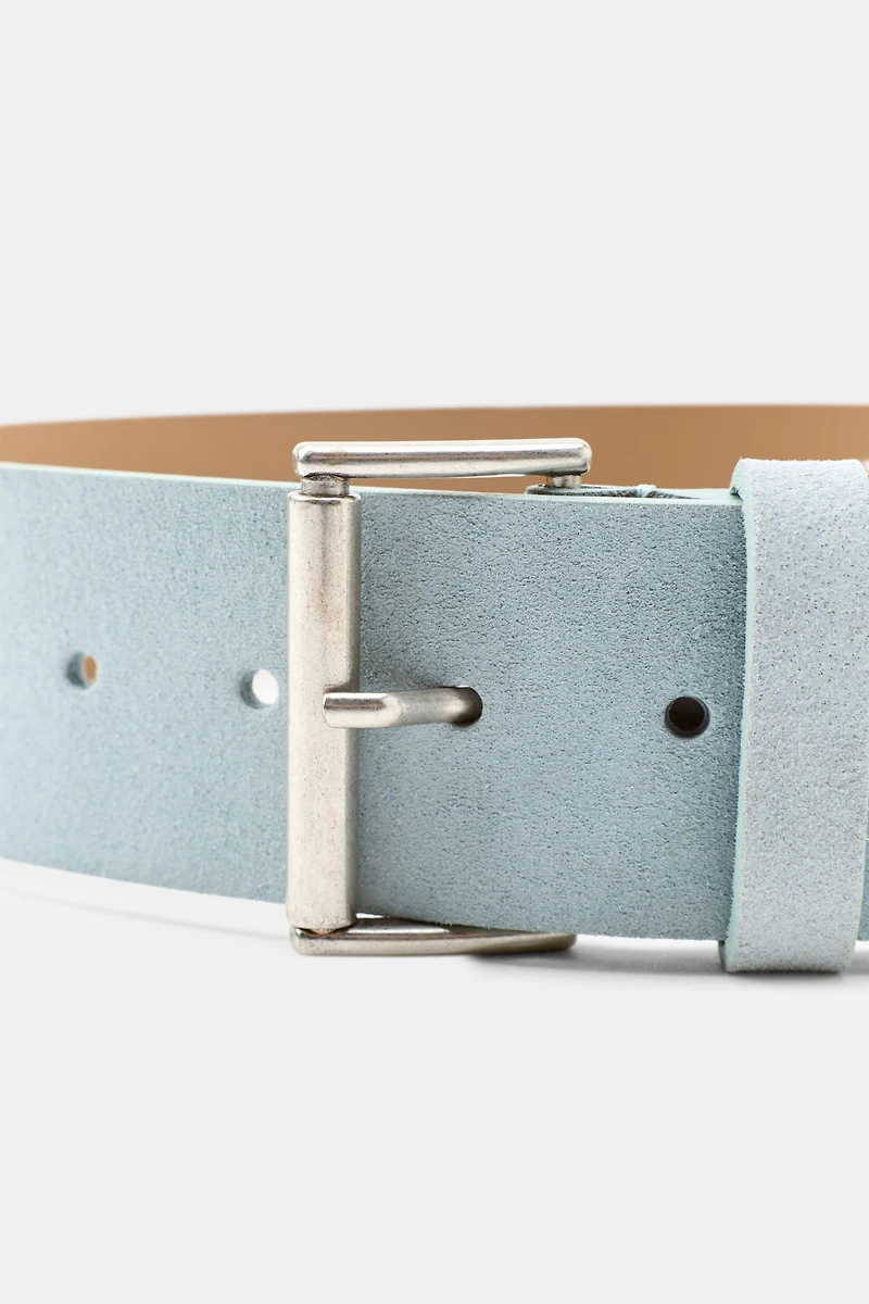 100% LEATHER PLAIN BELT