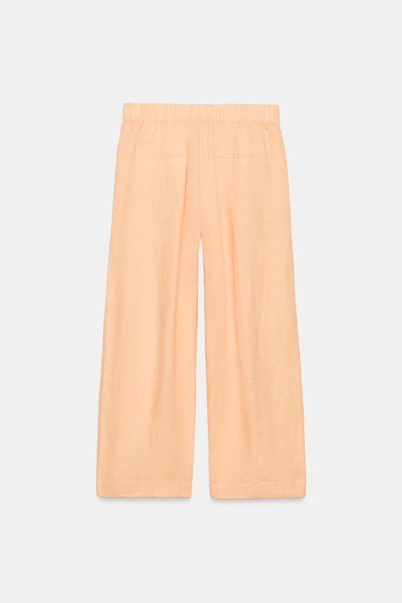 PANTALON BARREL 100 % LIN ZW COLLECTION