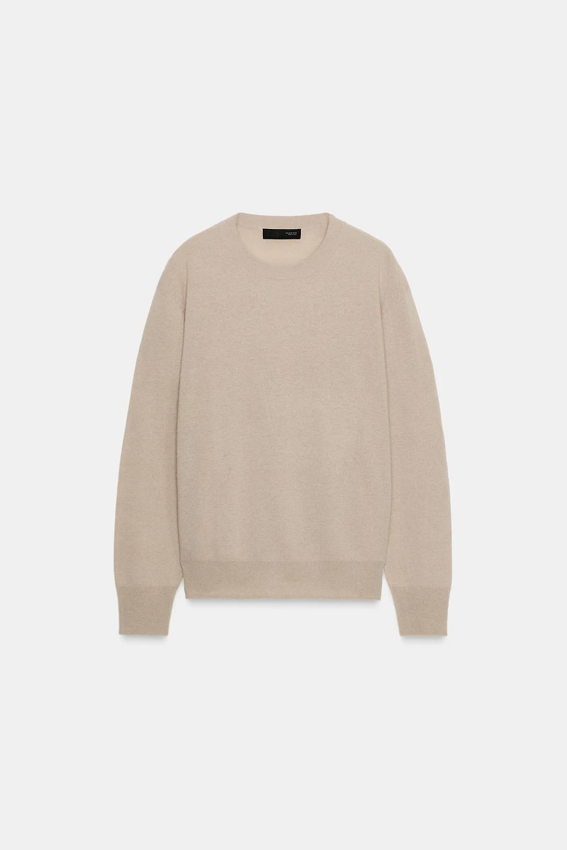 EXTRA SOFT LONG SLEEVE 100% WOOL SWEATER