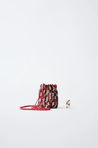 BEADED CROSSBODY BAG