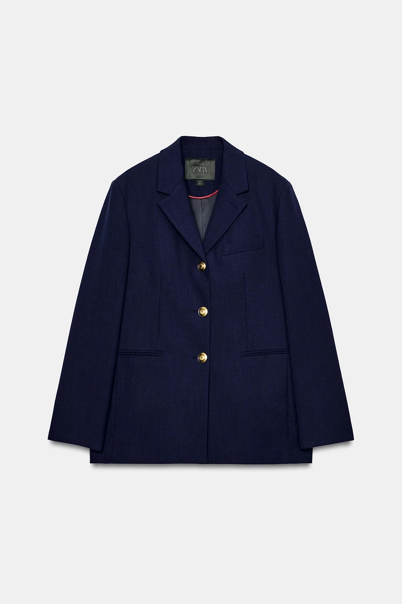 ZW COLLECTION BUTTONED BLAZER