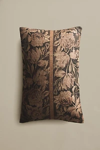 FLORAL LINEN CUSHION COVER