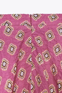 PRINTED MIDI SKIRT