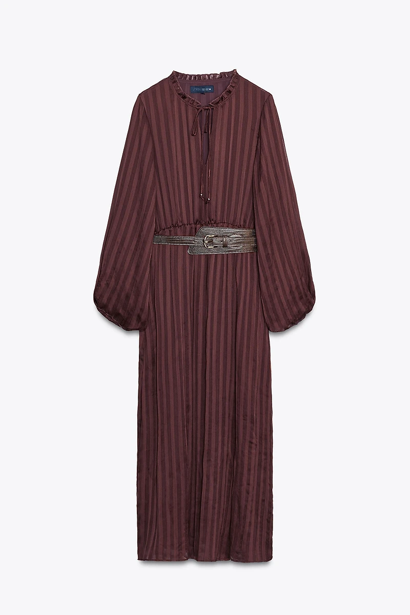 MIDI BELT DRESS