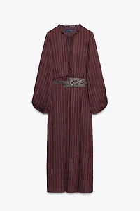 MIDI BELT DRESS