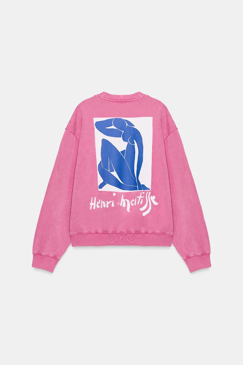 HENRI MATISSE WASHED SWEATSHIRT