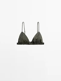 Soutien-gorge triangle satiné élastique - STUDIO