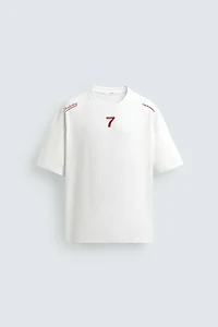 WASHED PRINT T-SHIRT