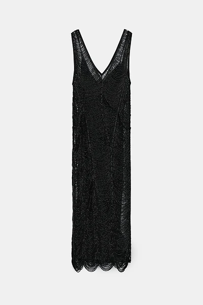 BEADED MIDI DRESS ZW COLLECTION