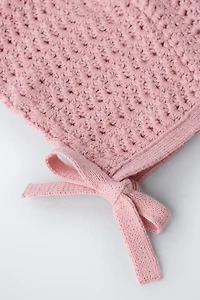 BONNET EN MAILLE CROCHET