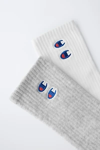 TWO-PACK OF CHAMPION ® X ZARA LOGO EMBROIDERED SOCKS
