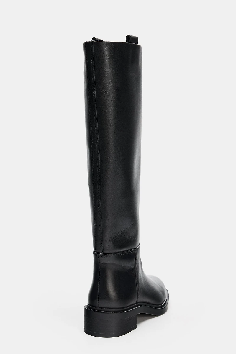 LEATHER EQUESTRIAN BOOT